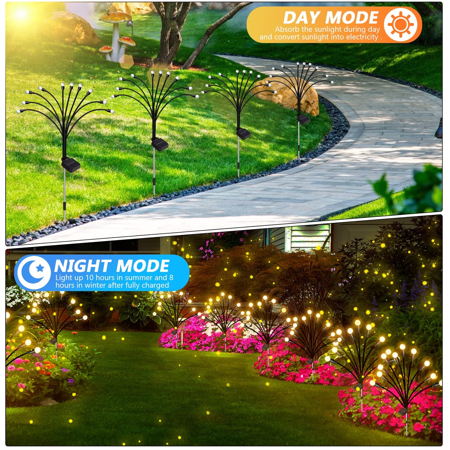 Solar Powered Firefly Light