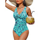 🥳2026 HOT SALE🥳💞50K+ SOLD!👵🏖️ 50% OFF! Women's One-Piece Swimsuit – Tummy control ruching, elegant twist-front. Wide straps stay put, no digging. Quick-dry fabric. Perfect for pool or beach. 🌊💕