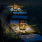 Solar Hummingbird Lantern for Garden Decor