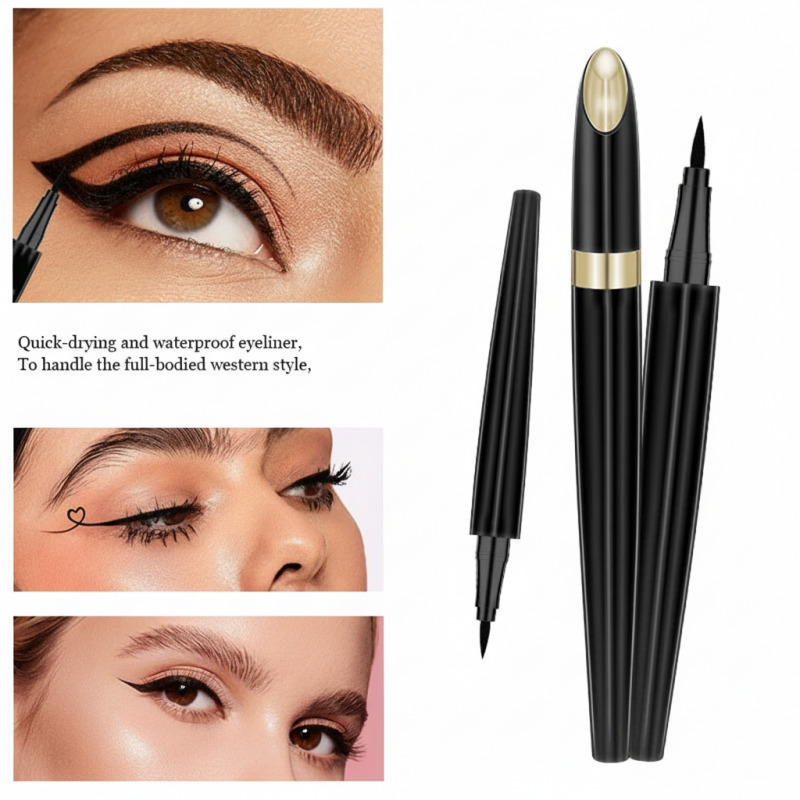 Long-Lasting Smudge-Proof Liquid Eyeliner Pen