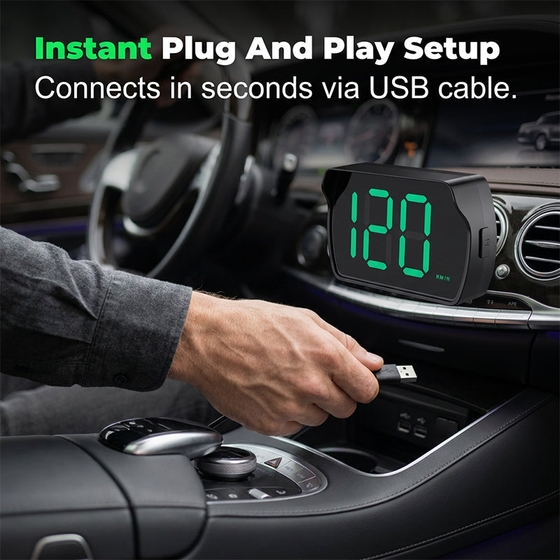 Universal GPS Car Head-Up Display Speedometer