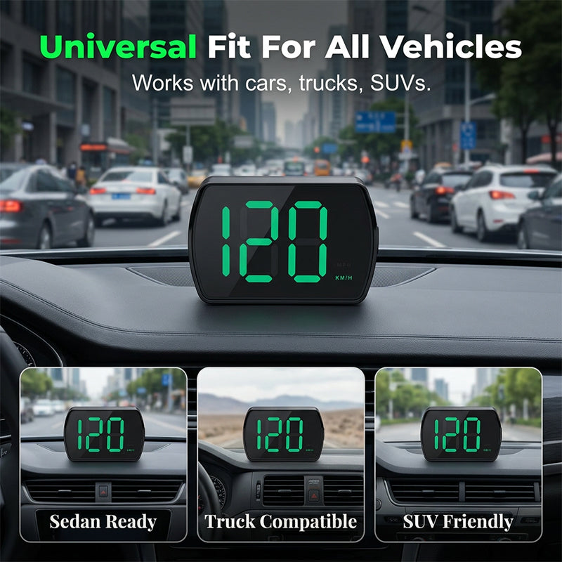 Universal GPS Car Head-Up Display Speedometer