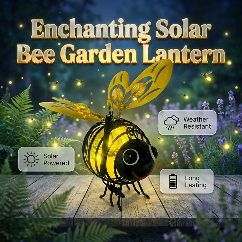 🐝 50% OFF NOW! ☀️ Outdoor Hanging Solar Bee Light – Charming garden decor, auto-on at dusk – Perfect gift for plant lovers, moms or anyone who smiles ❤️🌿✨