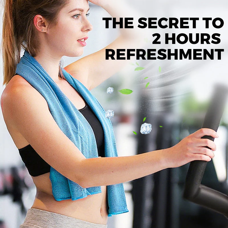 🔥Special summer offer! Buy one, get one free!⚡Over 50,000 sold!❄️A cooling, anti-perspiration towel you can use anywhere, anytime! Reusable, soft, absorbent and cooling.