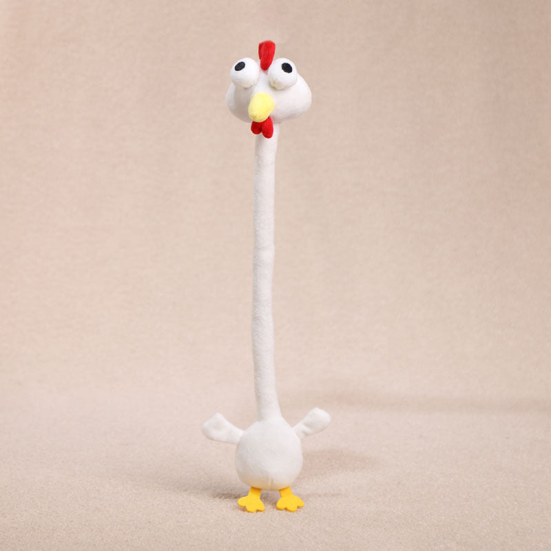 Long Neck Plush Animal Bag Pendant