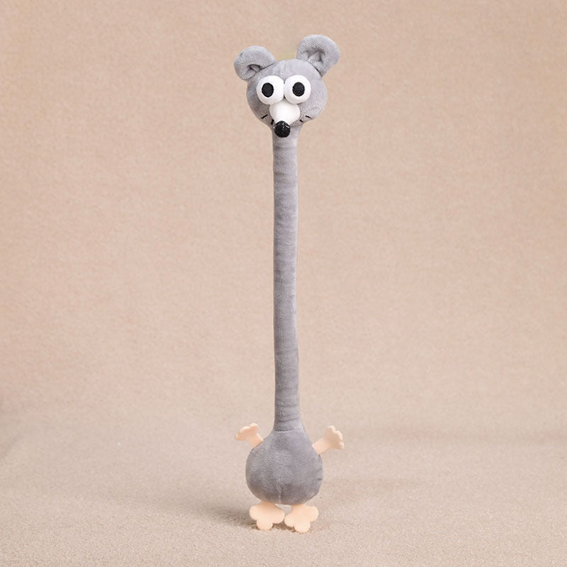 Long Neck Plush Animal Bag Pendant
