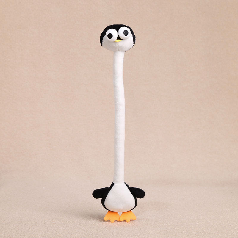 Long Neck Plush Animal Bag Pendant