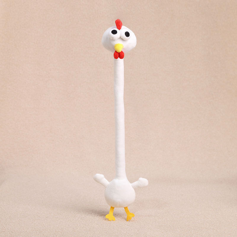 Long Neck Plush Animal Bag Pendant