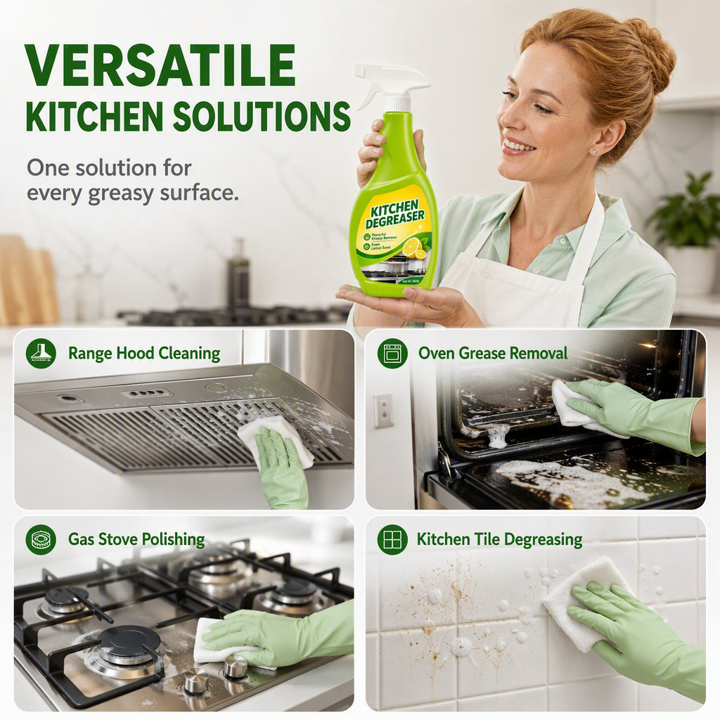 Multi-Purpose Kitchen Heavy Oil Foam Cleaner