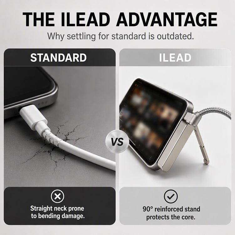🔥50% OFF NOW! 2-in-1 foldable stand & 240W fast-charging braided Type-C cable, stable & durable 🔌⚡📱✅💥