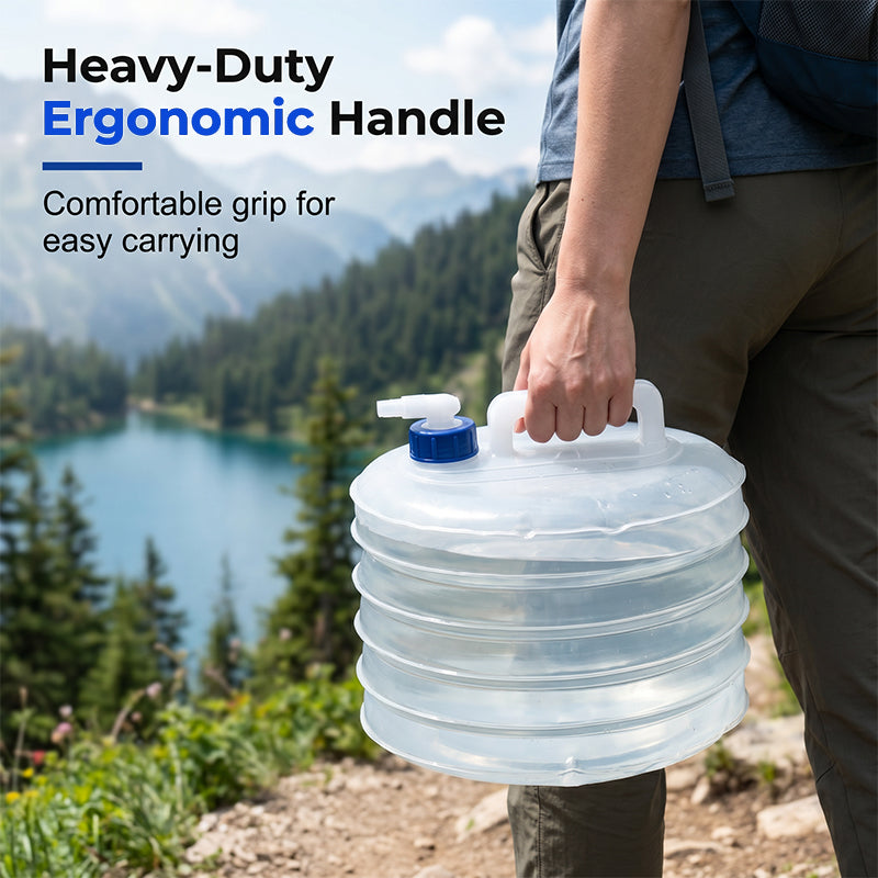 🔥50% OFF NOW! Collapsible portable camping water bucket, space-saving & easy to carry for outdoor use 💧🏕️✅💥
