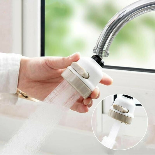 360-degree rotatable connection nozzles for faucets, ABS, or metal