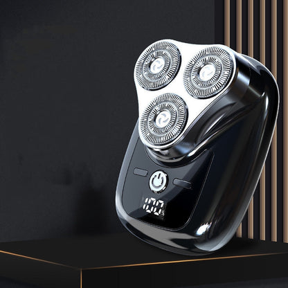 New Generation Three-blade Digital Display Electric Shaver With Original Stone